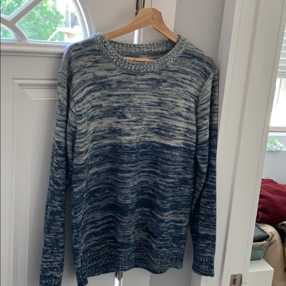 Blue and white vintage sweater